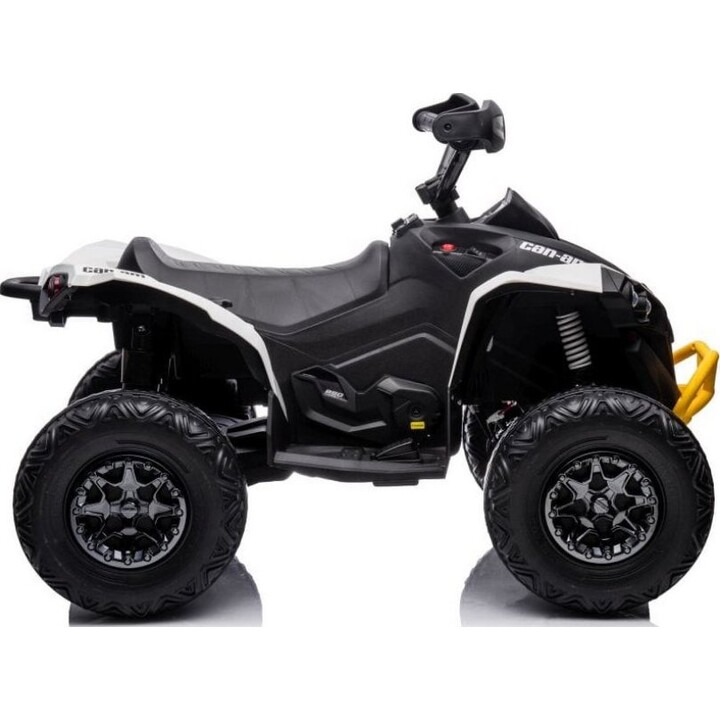 Quad CAN-AM Renegate blanco alimentado por batería