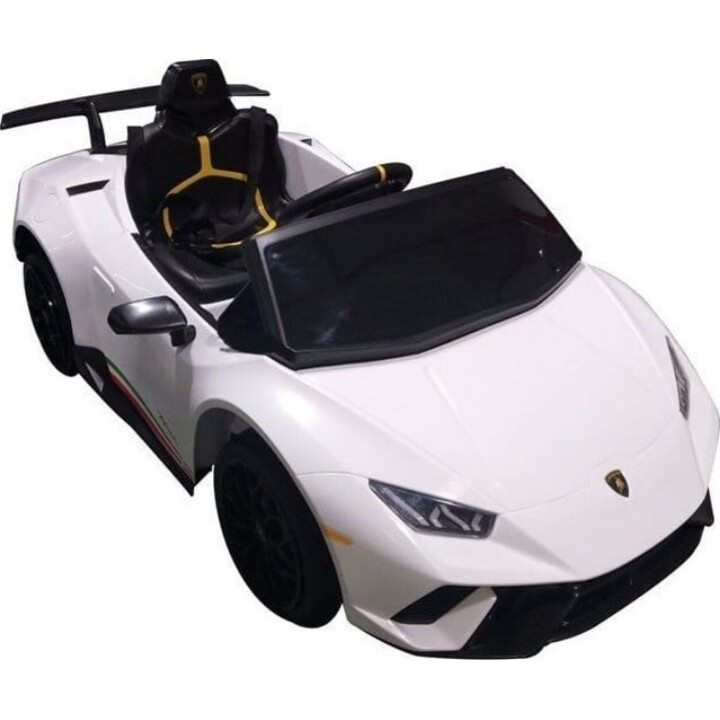Auto na akumulator Lamborghini Huracan Pilot Światła LED MP3 Białe