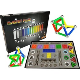 Zestaw Magnastix Klocki Magnetyczne 560 + Tablica