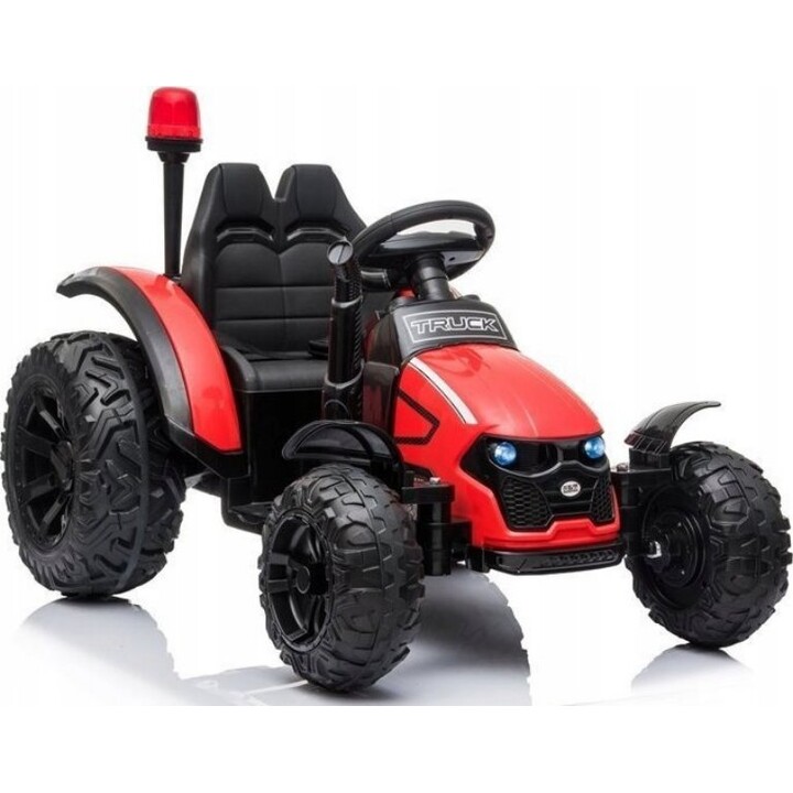 Traktor na akumulator z Przyczepą HZB-200 Światła LED MP3 Czerwony