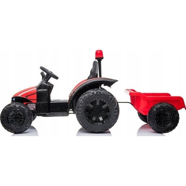 Traktor na akumulator z Przyczepą HZB-200 Światła LED MP3 Czerwony
