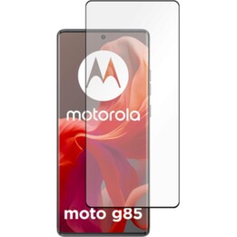 Just in Case Full Coverage Tempered Glass Screen Protector - Black for Motorola Moto G85