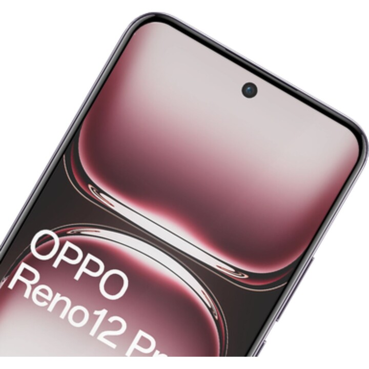 Just in Case Full Coverage Tempered Glass Screen Protector for Oppo Reno12 Pro, Black