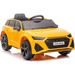 Audi RS6 BRD-2118 Yellow Electric Vehicle