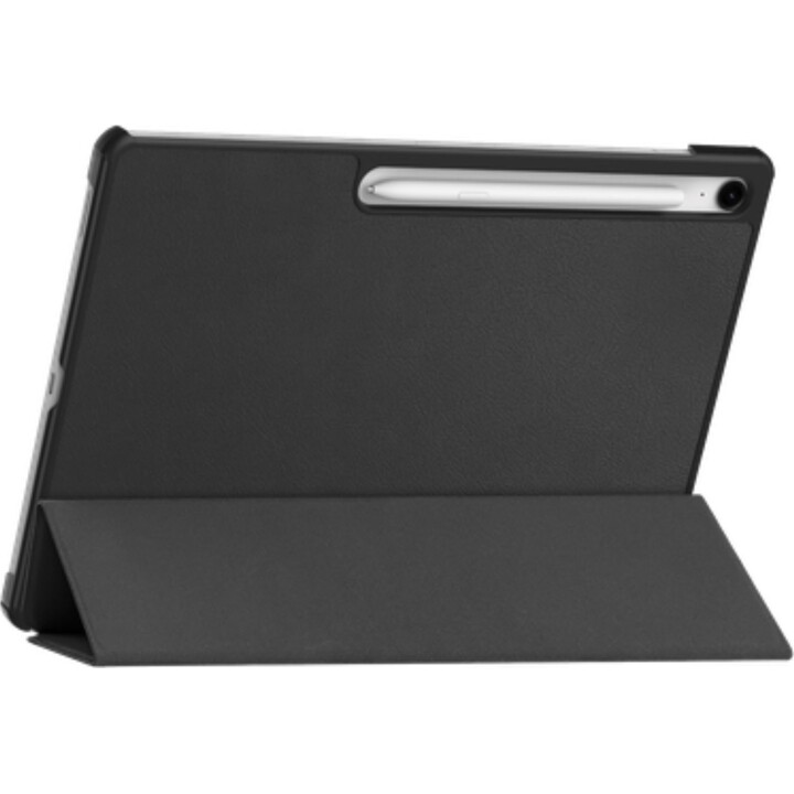 Just in Case Funda tipo libro inteligente plegable para Samsung Galaxy Tab S10 FE+, negra