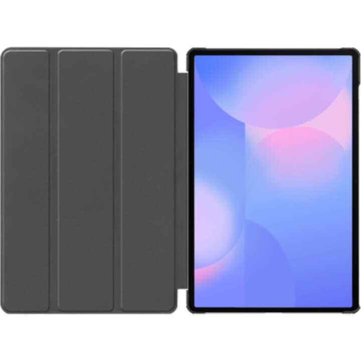Just in Case Capa dobrável Smart Book para Samsung Galaxy Tab S10 FE+, preto