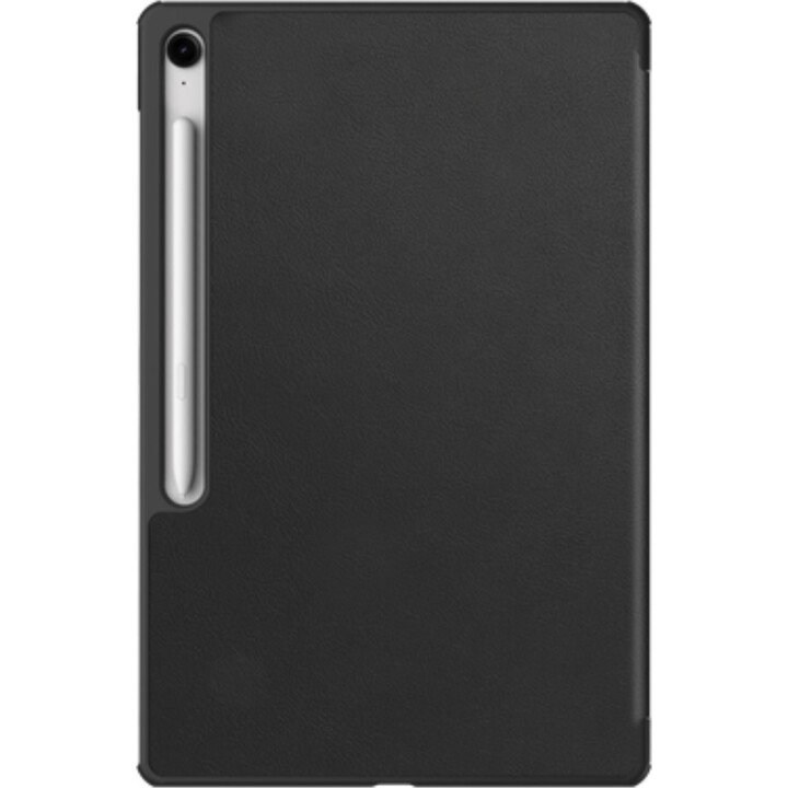 Just in Case Capa dobrável Smart Book para Samsung Galaxy Tab S10 FE+, preto