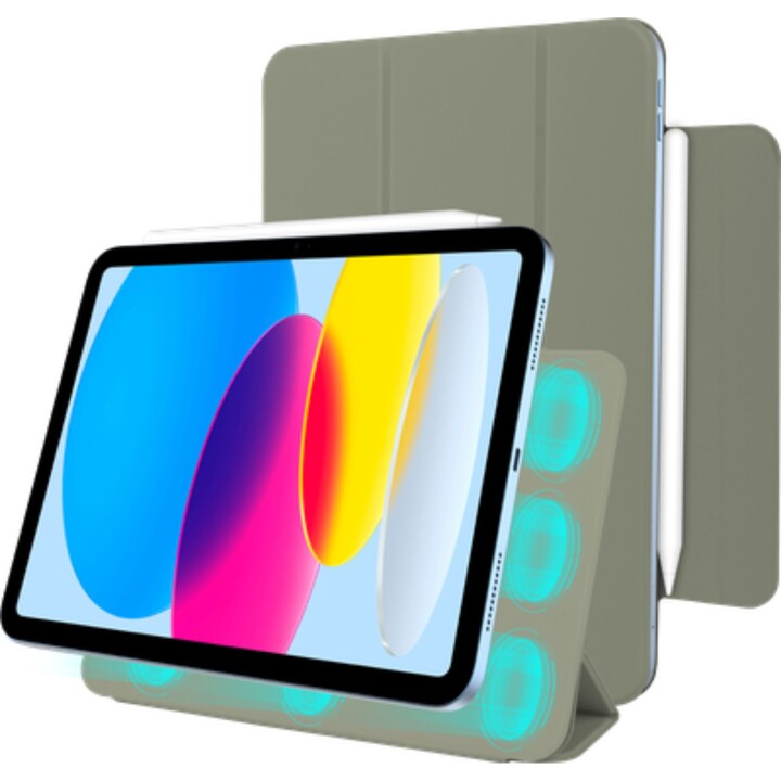Just in Case per iPad 2025 (11a generazione) / iPad 2022 (10a generazione), verde salvia