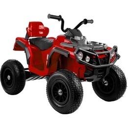 Quad électrique BDM0906 Pneus gonflables Lumières LED MP3 Rouge
