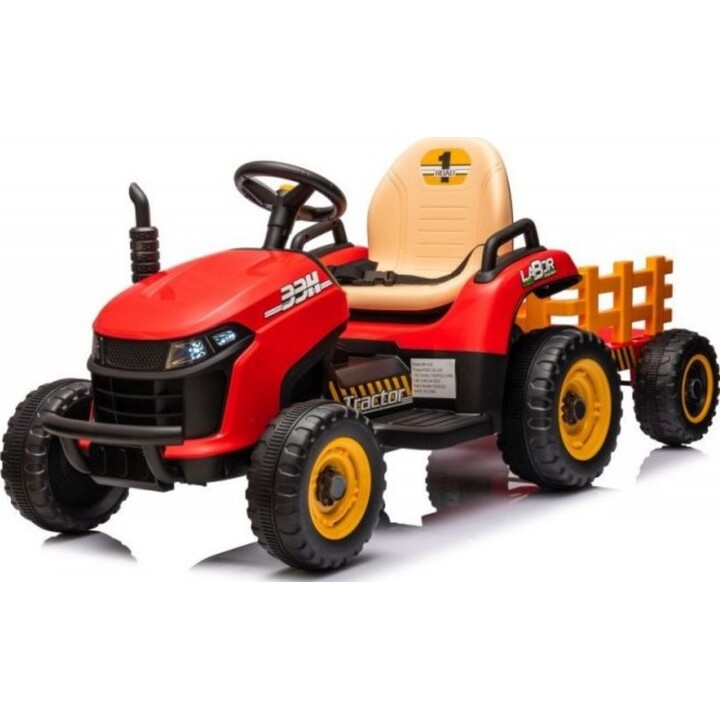 LEANToys BBH-030 red battery tractor 19779