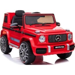 Auto na Akumulator Mercedes G63 AMG Dla Dzieci Światła LED MP3 Czerwony