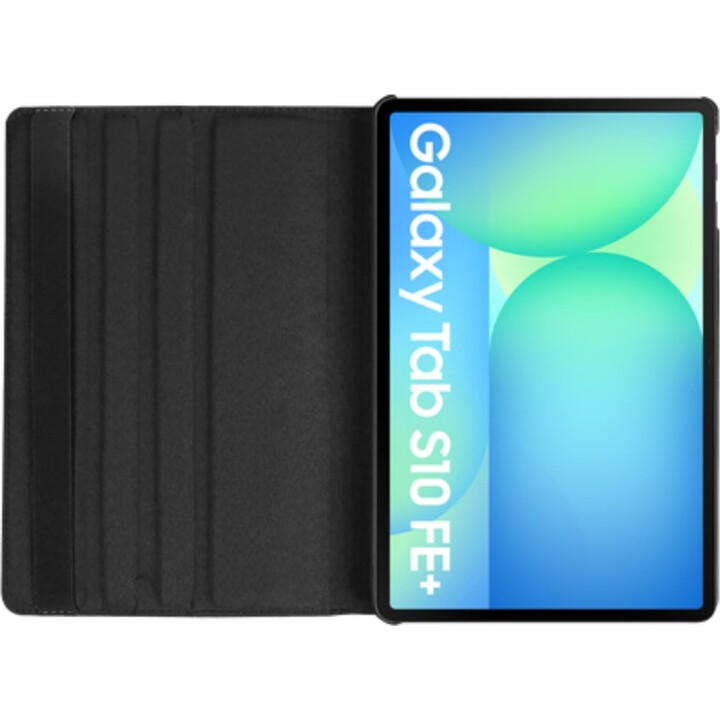 Just in Case Custodia rotante a 360° per Samsung Galaxy Tab S10 FE+ - Nero