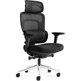 Mark Adler Visioner 6.1 Silla de Oficina Negra con Masaje Malla Transpirable 4D Reposabrazos 136kg