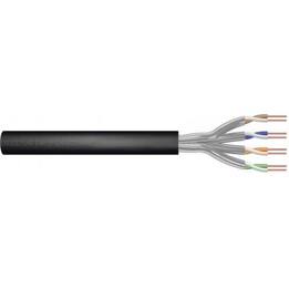 DIGITUS DK-1511-VH-305-OD Cable de exterior CAT5e U/UTP Relleno de gel negro 305m