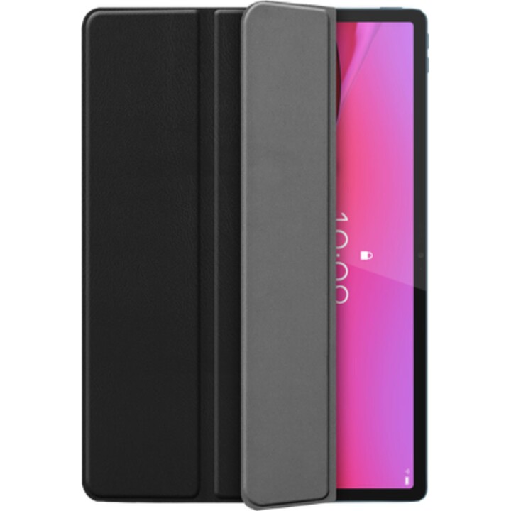 Just in Case TriFold Smart Book Coque pour Lenovo Yoga Tab Plus Noire