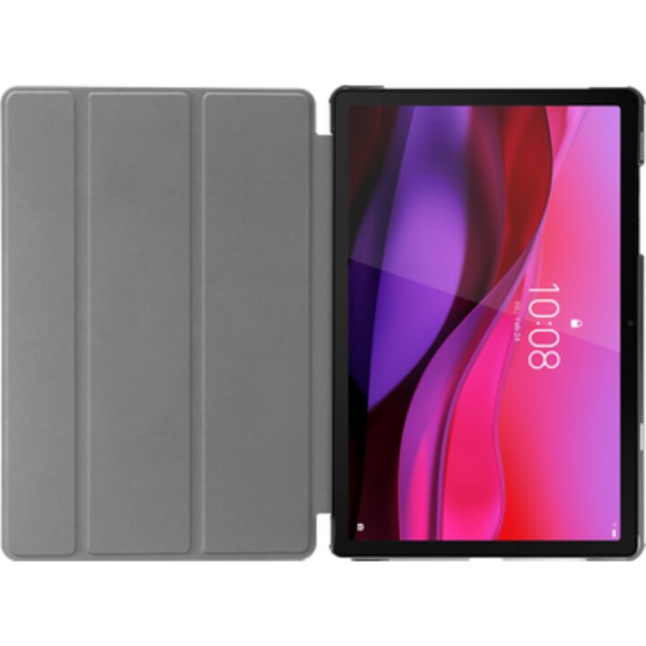 Just in Case TriFold Smart Book Hülle für Lenovo Yoga Tab Plus Schwarz