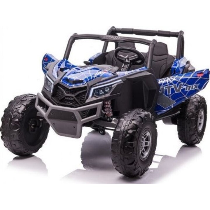 Battery-powered UTV-MX Spider buggy with blue paint