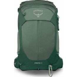 Osprey Stratos 24 Homme Sac à dos de randonnée Pine Leaf Green 24L Nylon recyclé AirSpeed