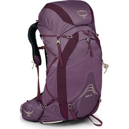Osprey Eja 38 Mulheres Caminhada Mochila Roxa Dusk 35L Tamanho XS S Nylon Reciclado AirSpeed