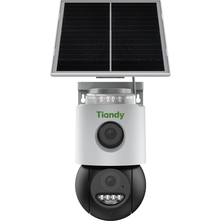 Tiandy TC-H363U 9DA-4 4G LTE Solar PT Dual Lens IP Camera 3MP 3MP 4mm Color Maker