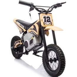 Motocross A9901, cor cáqui, 36 V, alimentado por bateria.