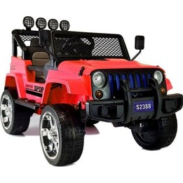 Auto na Akumulator S2388 Pilot Światła LED Radio Jeep Czerwony 4x45W