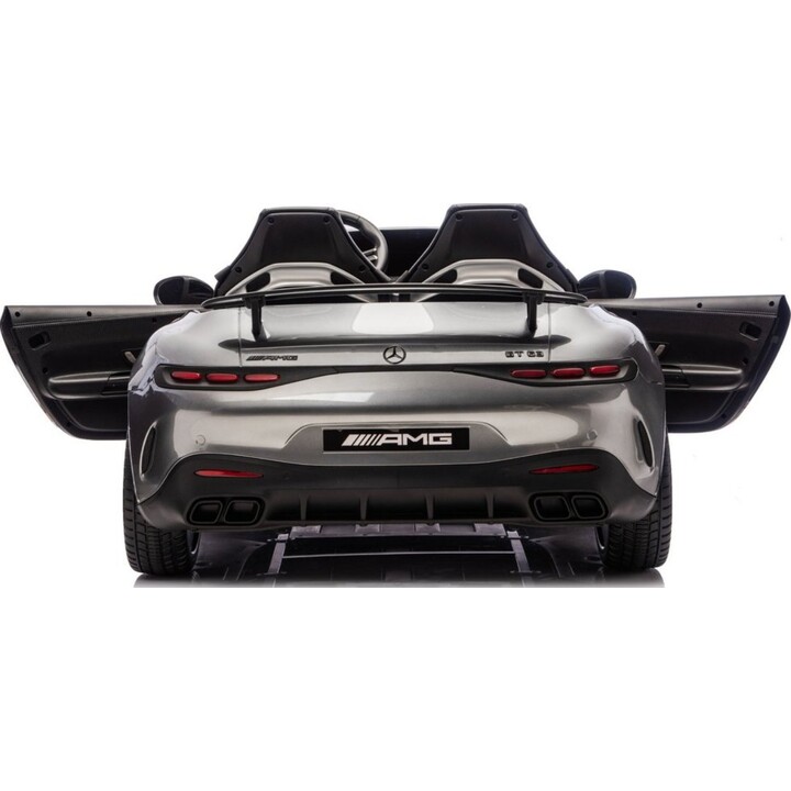 Mercedes GT63 AMG DK-GT63 Carro Elétrico Infantil com Tela LCD de 24V, Pintado de Cinza.