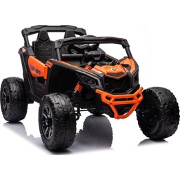 Buggy eléctrico Can-am DK-CA003, pintado de naranja.