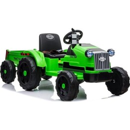 Trattore elettrico con rimorchio CH9959 Verde