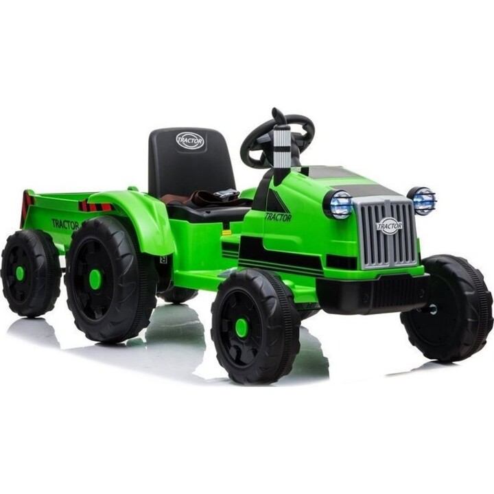 Trator elétrico com reboque CH9959 Verde