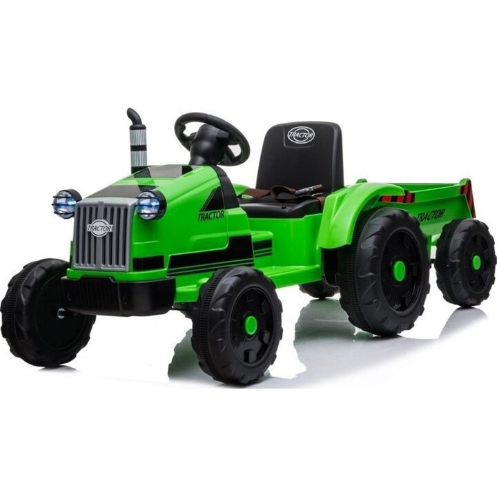 Trator elétrico com reboque CH9959 Verde