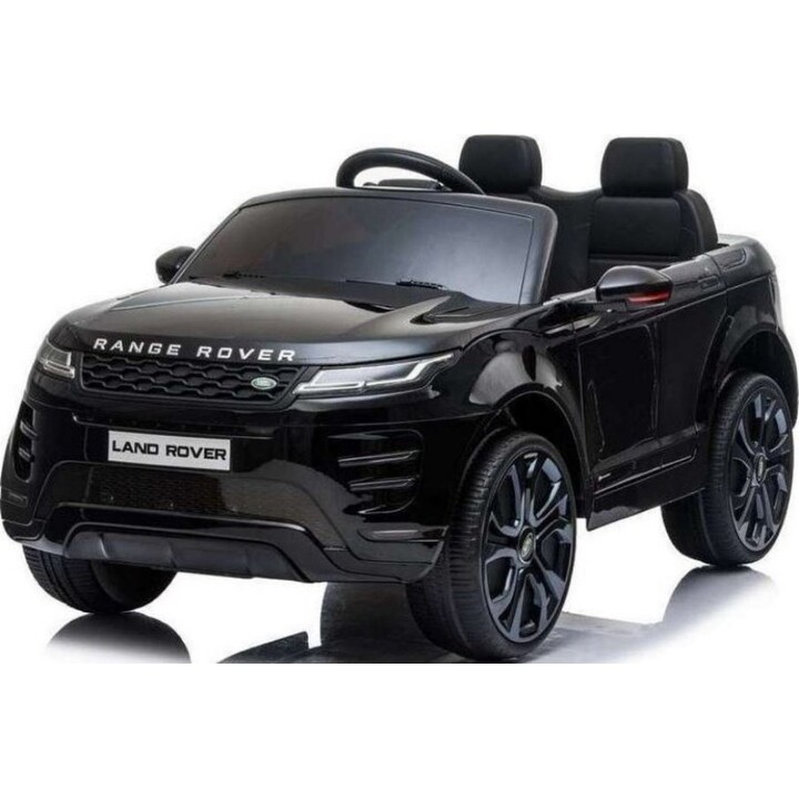 Range Rover Evoque con telecomando LED, batteria, auto nera