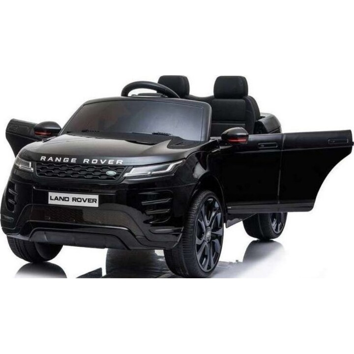 Range Rover Evoque con control remoto LED, batería, coche negro