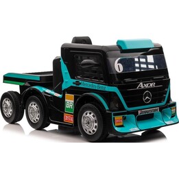Mercedes electric car + trailer XMX622B with blue LCD screen.