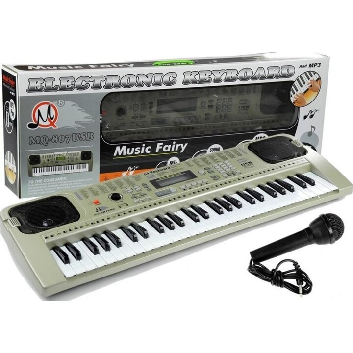 MQ807 Tastiera organo pianoforte + microfono USB
