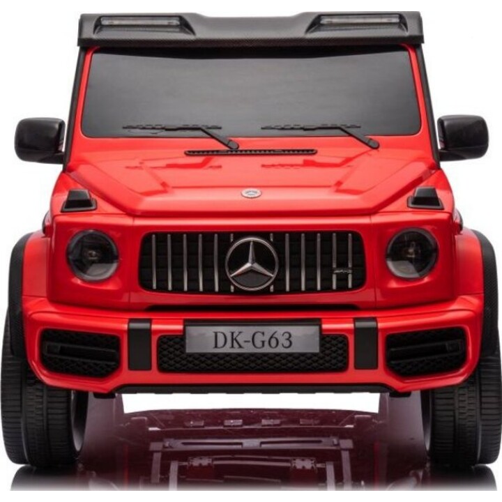 Mercedes G63 XXL rossa, 4x4 elettrica