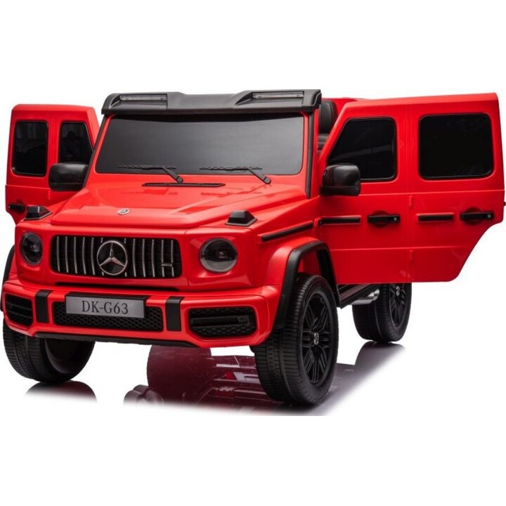 Mercedes G63 XXL rossa, 4x4 elettrica