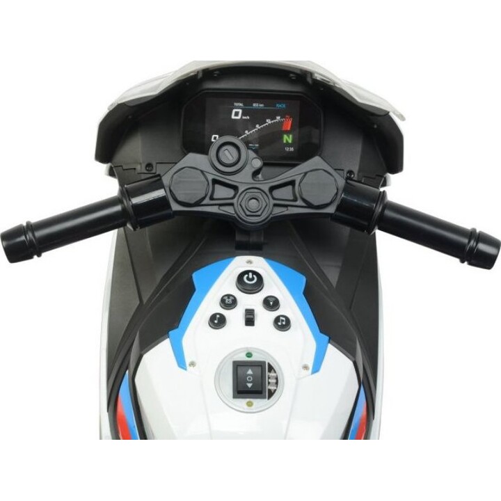 Luzes LED para motocicleta BMW S1000RR 2156, alimentadas por bateria, com função musical, cor branca.