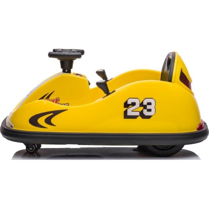 GTS1166 battery-operated LED vehicle lights with remote control, yellow.