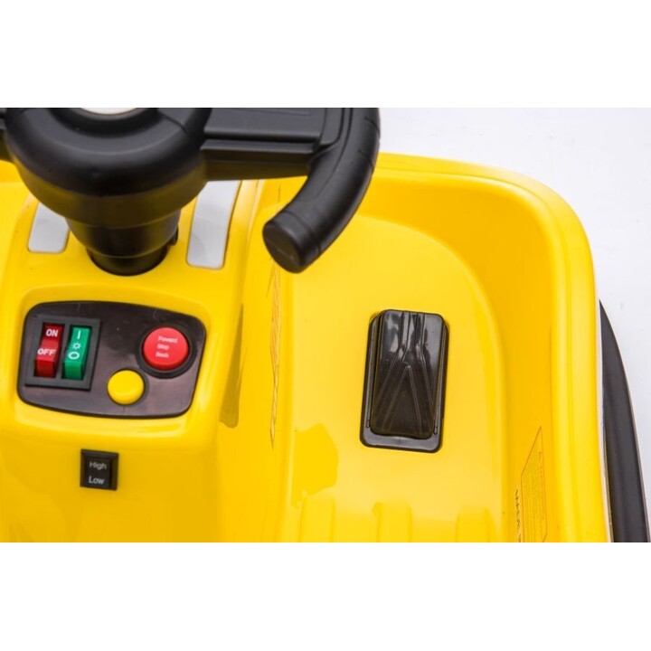 Luci a LED per veicoli GTS1166, alimentate a batteria e con telecomando, di colore giallo.