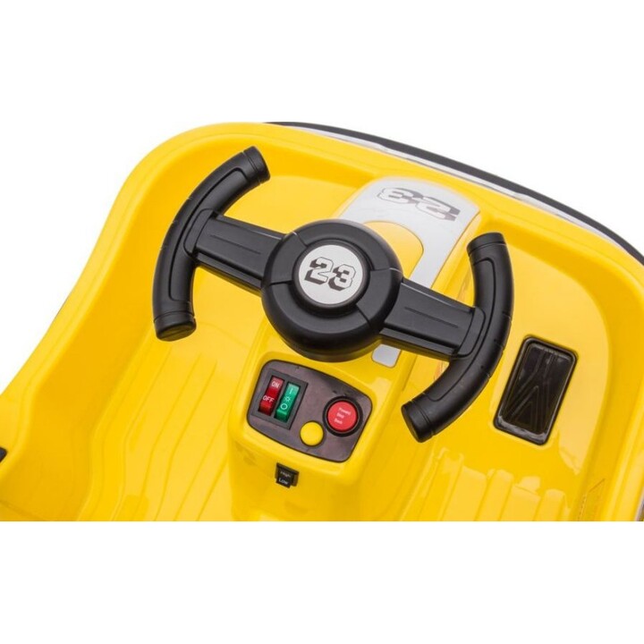 Luci a LED per veicoli GTS1166, alimentate a batteria e con telecomando, di colore giallo.