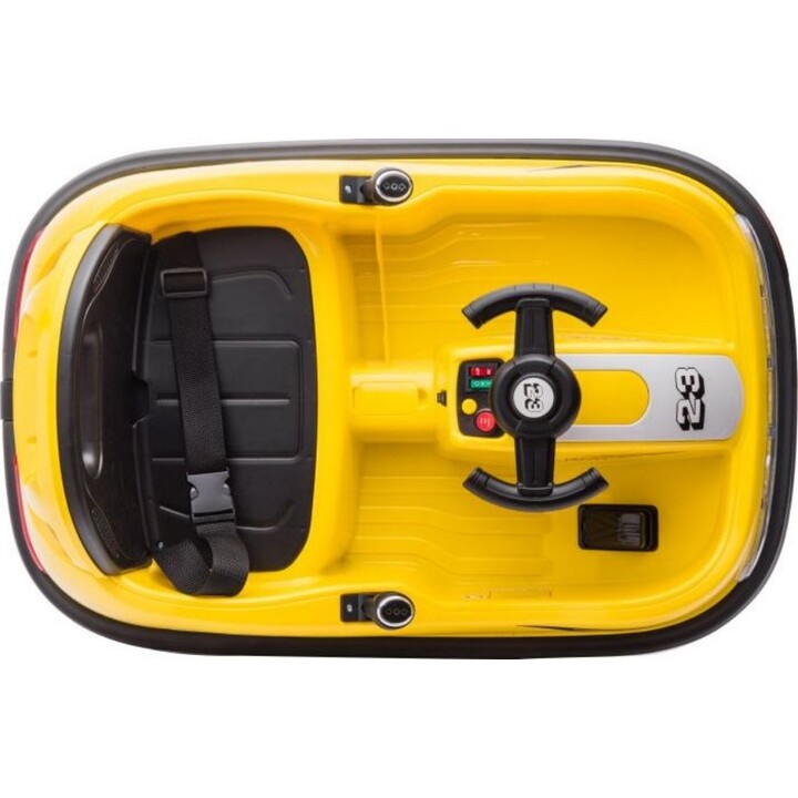 Véhicule à batterie GTS1166 Lumières LED Télécommande Jaune