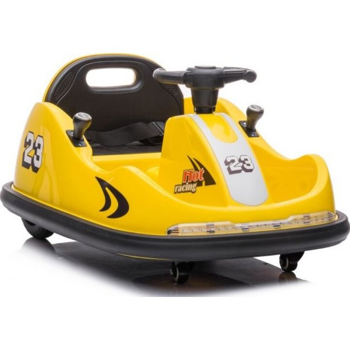 GTS1166 battery-operated LED vehicle lights with remote control, yellow.