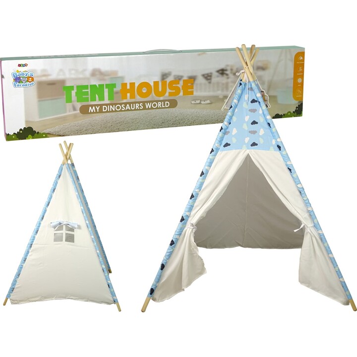 Tenda infantil tipo tipi com estampa de nuvens indianas, impermeável, para jardim.