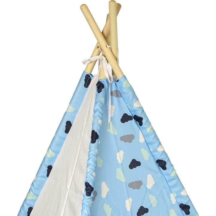 Tente enfant Tipi Indien Nuages Imperméable Jardin