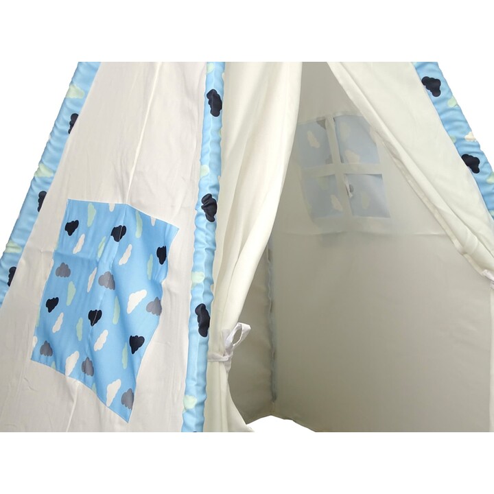 Tente enfant Tipi Indien Nuages Imperméable Jardin