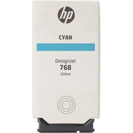 HP 768 DesignJet Cyan Cartouche d'encre 500ml pour XL 3800