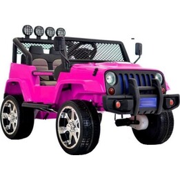 S2388 Jeep rosa, auto elettrica a batteria 4x45W