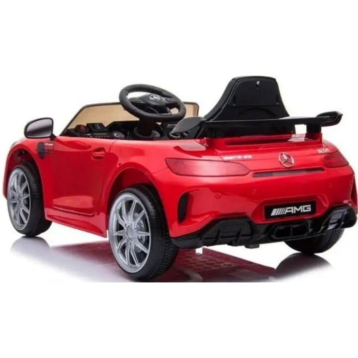 Auto na Akumulator Mercedes GTR Dla Dzieci Światła LED MP3 Czerwony