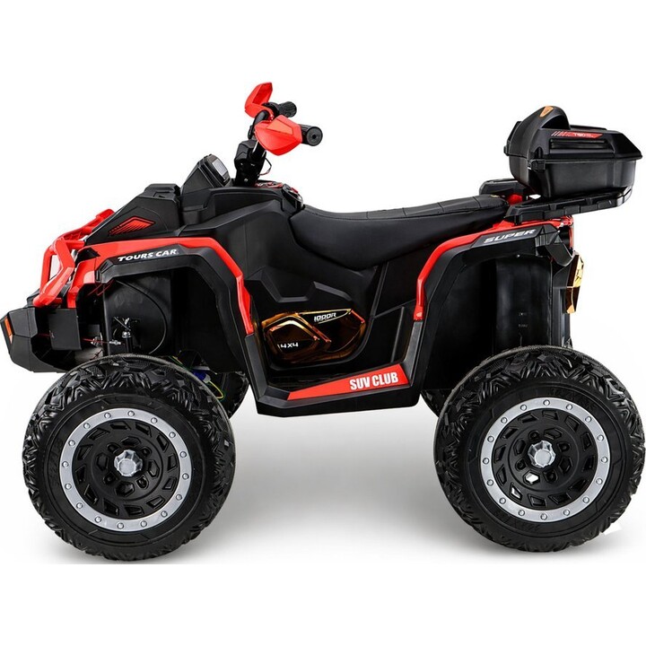 Quad XW-08 4x4 45W, red, battery powered.